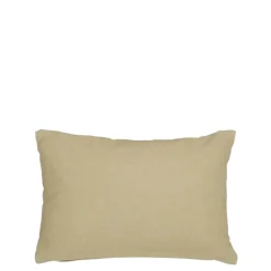 Kussen streep zwanen beige oranje 35 x 25 cm