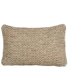 Kussen structure beige - l55xb35xh10cm