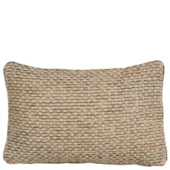 Kussen structure beige - l55xb35xh10cm