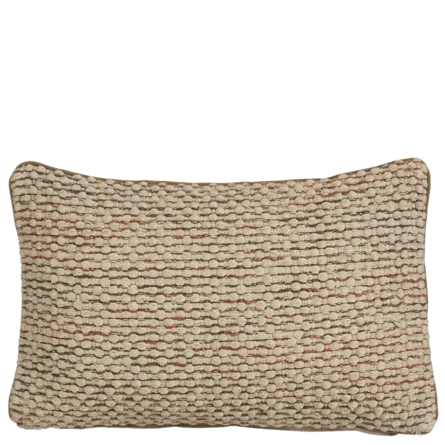Kussen structure beige - l55xb35xh10cm