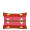 Kussen tufted roze - l35xb25xh10cm