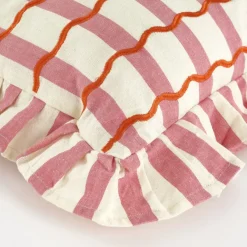 Kussen wave roze - l55xb35xh10cm