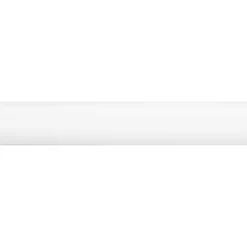 Kwartrond grenen wit gelakt 13x13mm 270cm