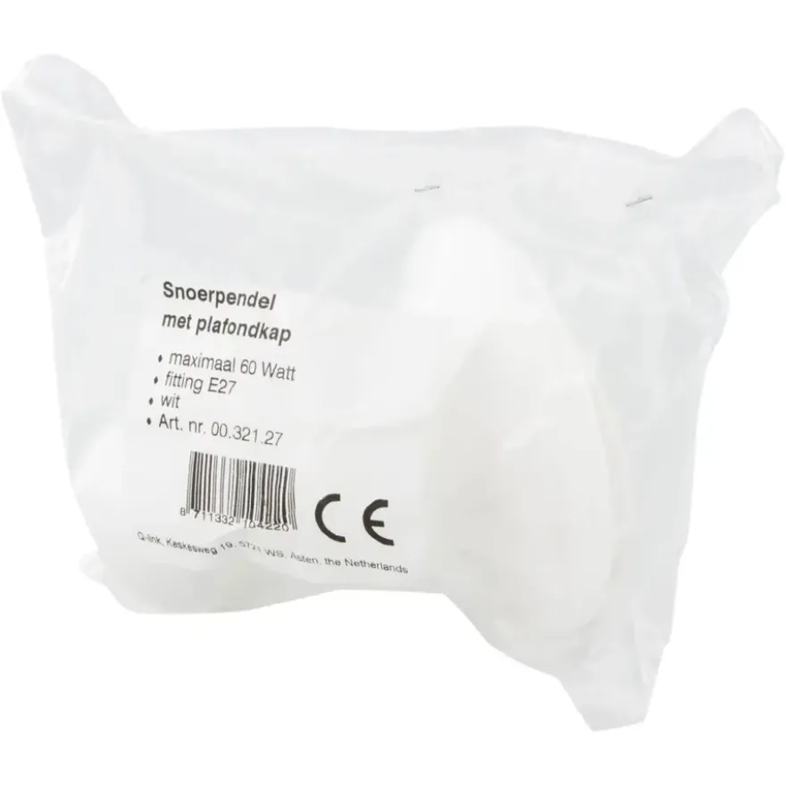 Lamppendel E27 wit