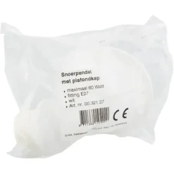 Lamppendel E27 wit