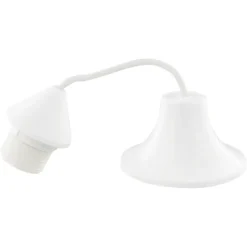 Lamppendel E27 wit