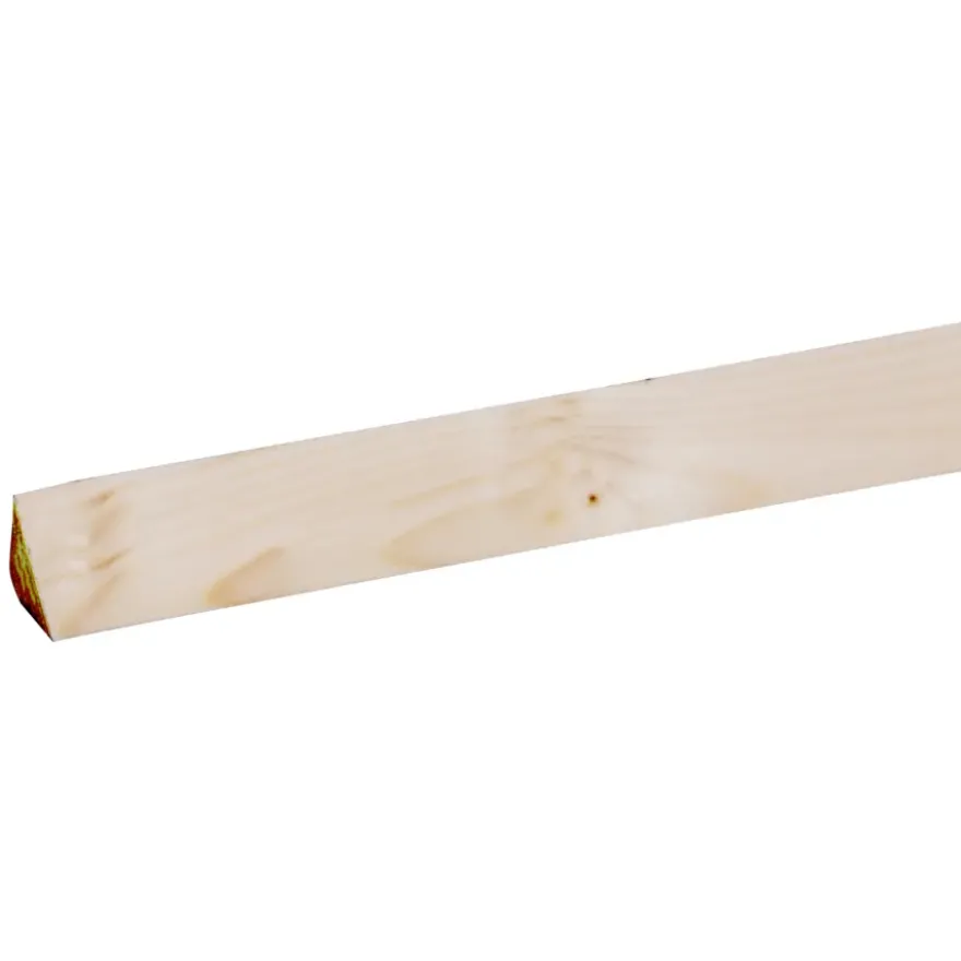 Lat driehoek vuren 20x20 mm lengte 270 cm
