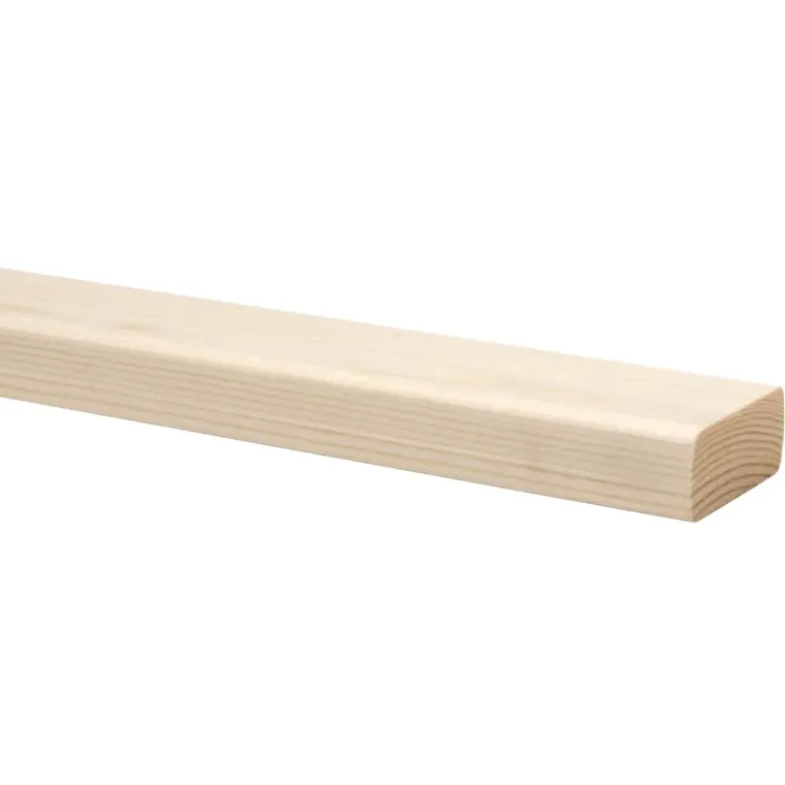 Lat grenen DD-vorm 18x42,5 mm lengte 210 cm