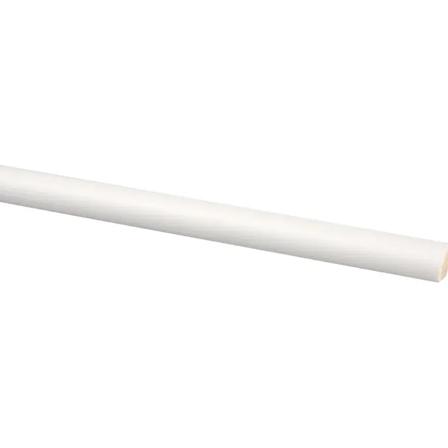 Lat kwartrond grenen wit gegrond 11x11 mm lengte 270 cm