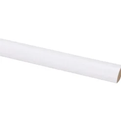 Lat kwartrond MDF wit folie 16x16 mm lengte 260 cm