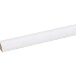 Lat kwartrond MDF wit folie 16x16 mm lengte 260 cm