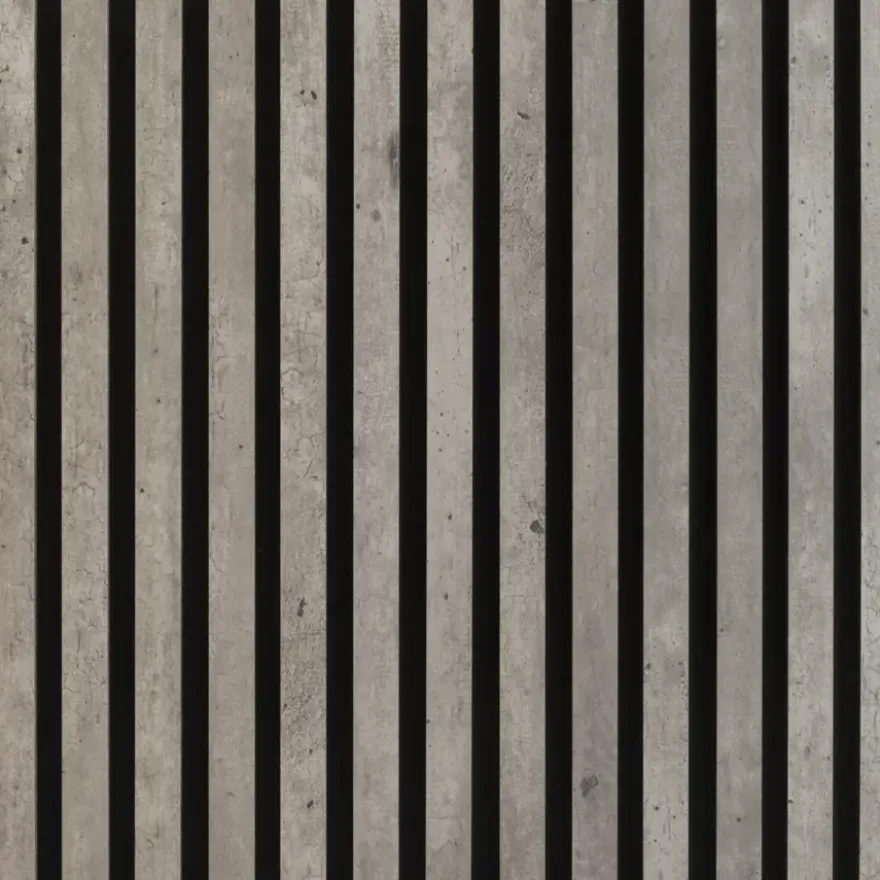 Lattenwand beton 260x52,6 cm, dikte 22 mm