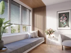 Lattenwand Decowall Acoustic brons eiken 260x30cm,2 stuks (1.56m2)