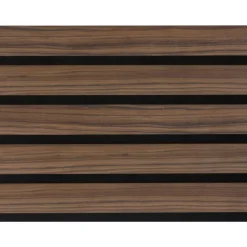 Lattenwand Decowall Acoustic Advanced walnoot 260x30cm, 2 stuks (1.56m2)