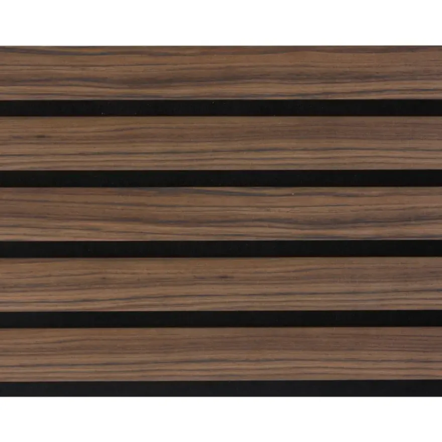 Lattenwand Decowall Acoustic Advanced walnoot 260x30cm, 2 stuks (1.56m2)
