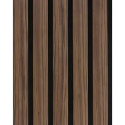 Lattenwand Decowall Acoustic Advanced walnoot 260x30cm, 2 stuks (1.56m2)