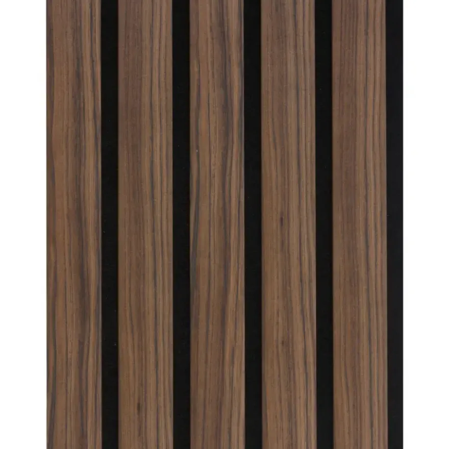 Lattenwand Decowall Acoustic Advanced walnoot 260x30cm, 2 stuks (1.56m2)