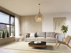 Lattenwand Decowall Acoustic Advanced ton sur ton natuur eiken 260x30cm, 2 stuks (1.56m²)