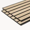 Lattenwand MDF Darwin licht eiken 260x29,6cm, dikte 12mm 1.53m² (2stuks)