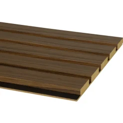 Lattenwand MDF Decowall Essential walnoot 260x30cm, 2 stuks (1.56m2)