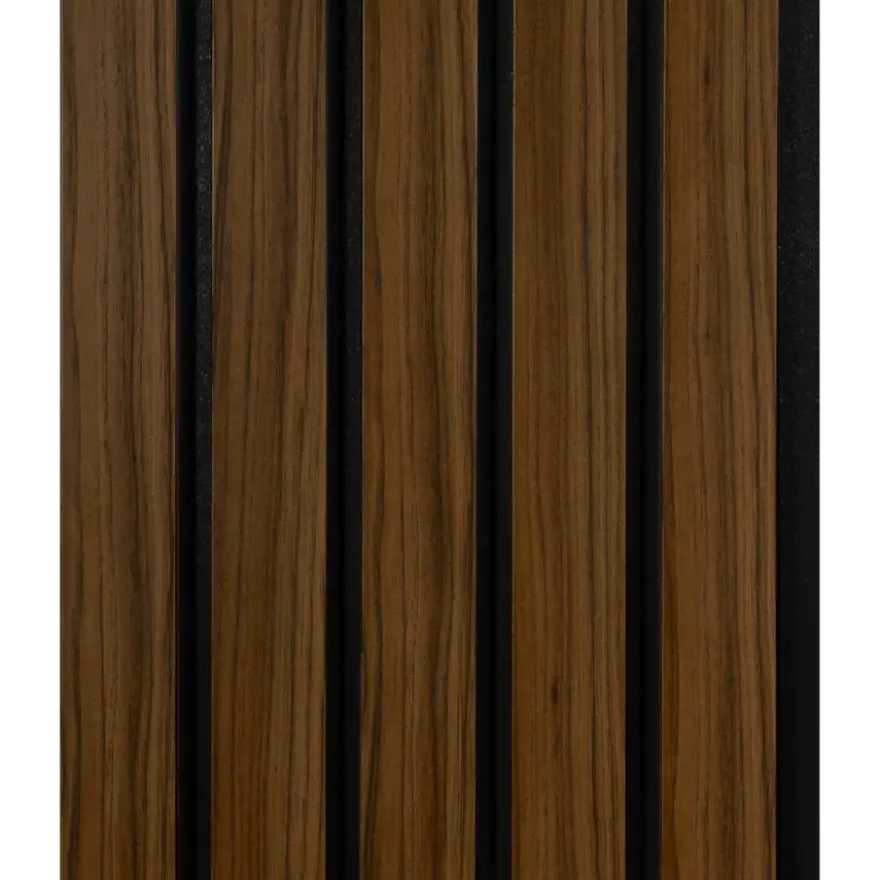 Lattenwand MDF Decowall Essential walnoot 260x30cm, 2 stuks (1.56m2)