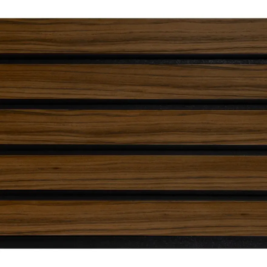 Lattenwand MDF Decowall Essential walnoot 260x30cm, 2 stuks (1.56m2)