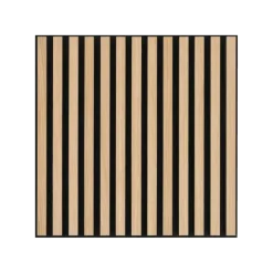 Lattenwand tegel 55,3x55,3 cm licht eiken, dikte 22 mm - 2 stuks (0,612m²)