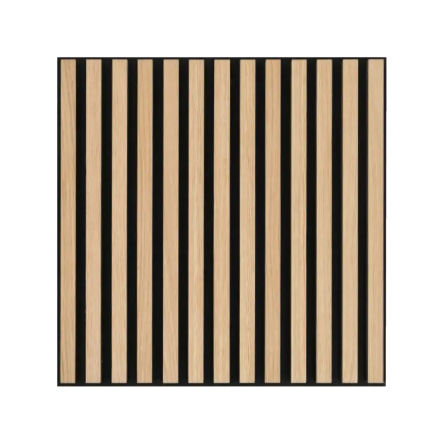 Lattenwand tegel 55,3x55,3 cm licht eiken, dikte 22 mm - 2 stuks (0,612m²)