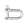 Ledent D-sluiting rvs (2 stuks)