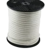 Ledent gevlochten touw wit nylon 4 mm 50 m