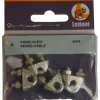 Ledent kabelklem tot Ø 5 mm verzinkt (2 stuks)