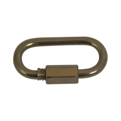 Ledent kettingsluiting 4 mm met moer verzinkt (2 stuks)
