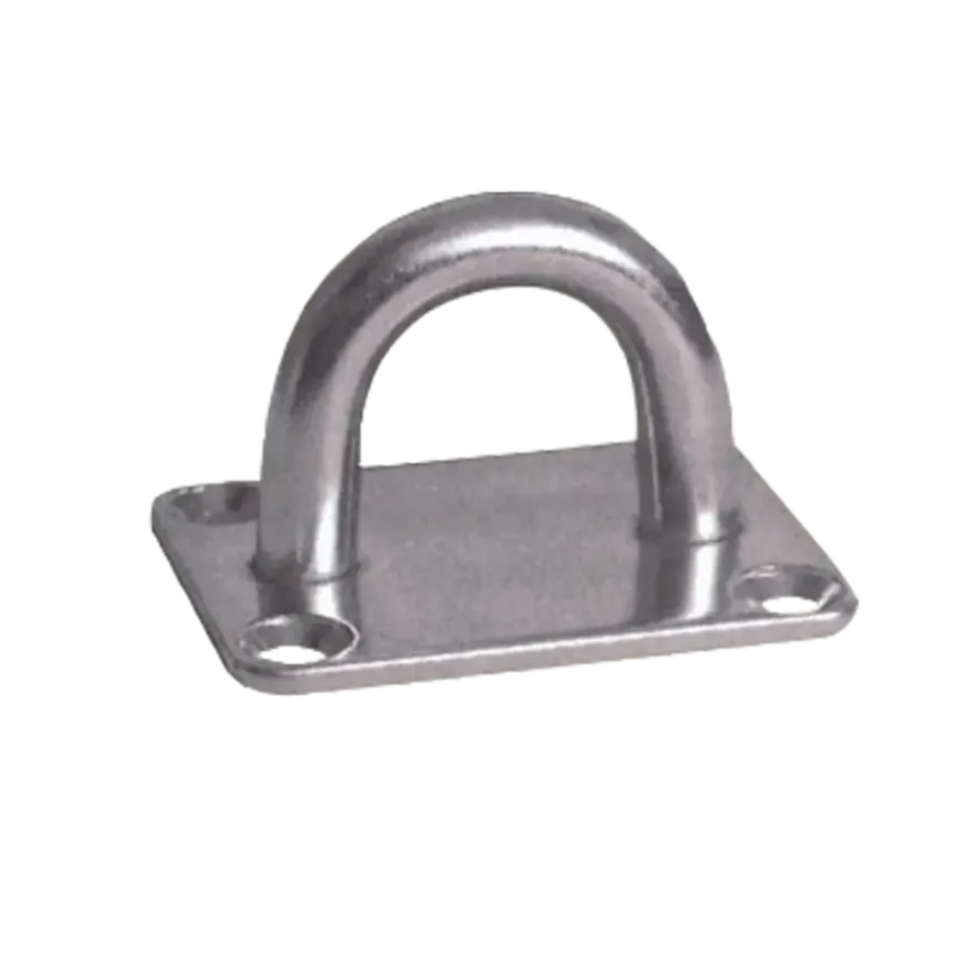 Ledent oog op plaat 50 mm