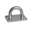 Ledent oog op plaat 40 mm