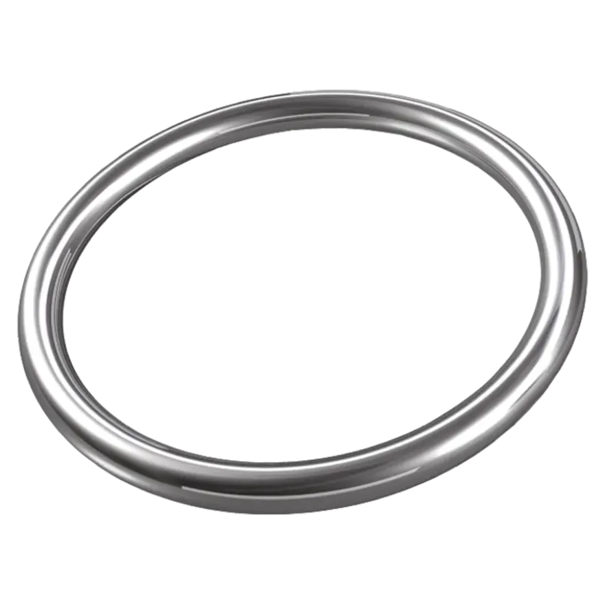 Ledent ring gelast verzinkt 45/60 mm 2 stuks