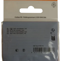 Ledent sleutelbosketting vernikkeld