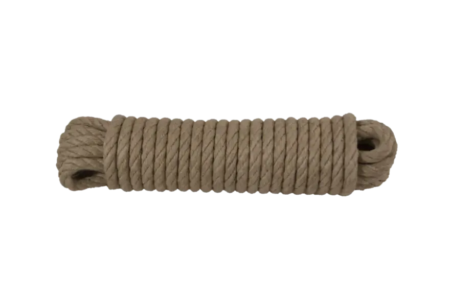 Ledent vlastouw bruin Ø10 mm / 10 m