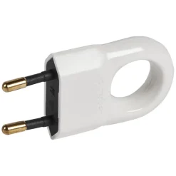 Legrand Eurostekker met Trekoog Wit