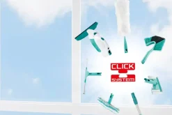 Leifheit Dry & Clean raamwisser met zuig- en click system