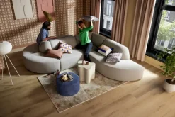 Le Noir & Blanc click PVC Madero naturel eiken houtlook incl. geïntegreerde ondervloer