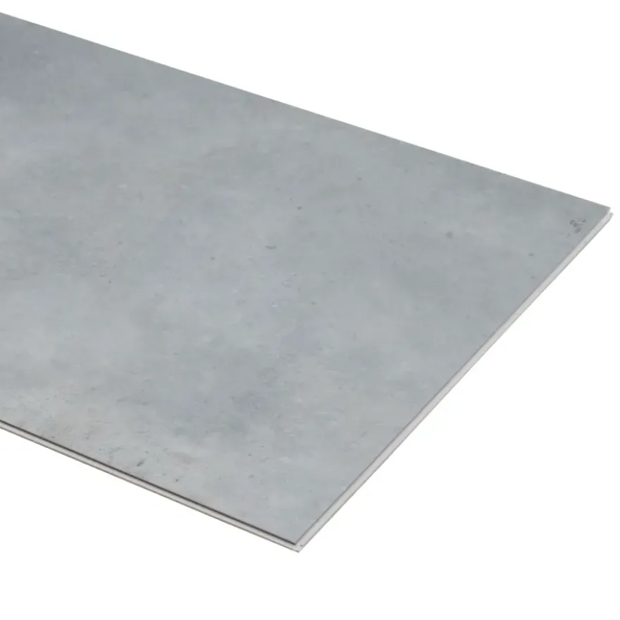 Le Noir & Blanc click PVC Piastro tegel lichtgrijs betonlook incl. geïntegreerde ondervloer