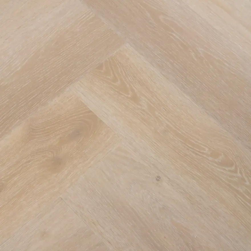 Le Noir & Blanc click PVC Stretto visgraat naturel eiken houtlook incl. geïntegreerde ondervloer