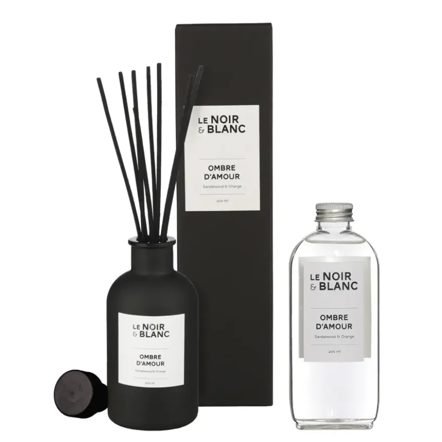 Le Noir & Blanc geurstokjes Ombre d'amour