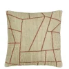Lines kussen taupe - l45xb45xh10cm