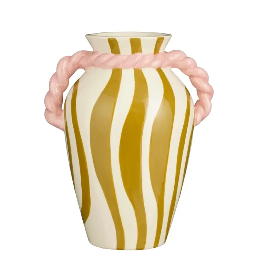 Lito vaas roze - l17xb13xh21cm