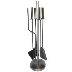 Livn Accessoiresset Houtkachel Modern 5-delig RVS