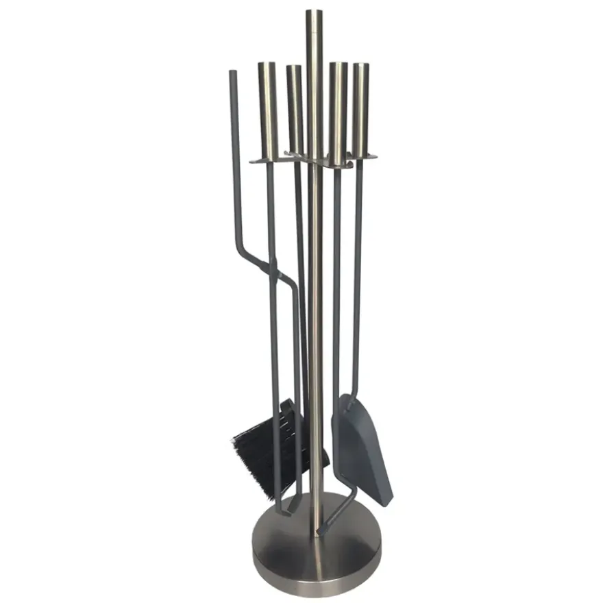 Livn Accessoiresset Houtkachel Modern 5-delig RVS