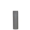 Livn Kachelpijp enkelwandig recht antraciet 500x150 mm