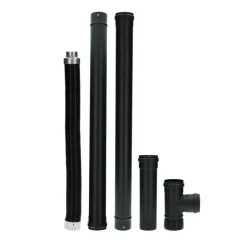 Livn Pelletkachel Aansluitset Compleet Ø80 mm