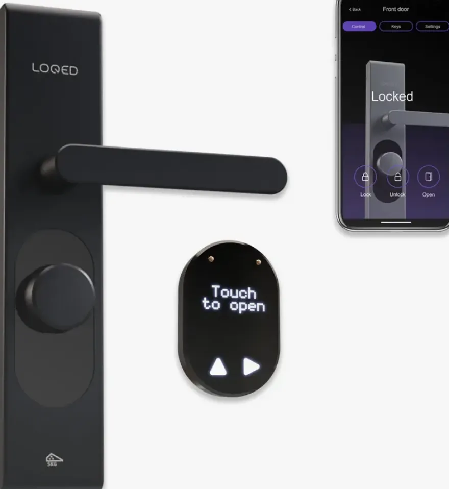 LOQED Touch Edition Slim deurslot - zwart